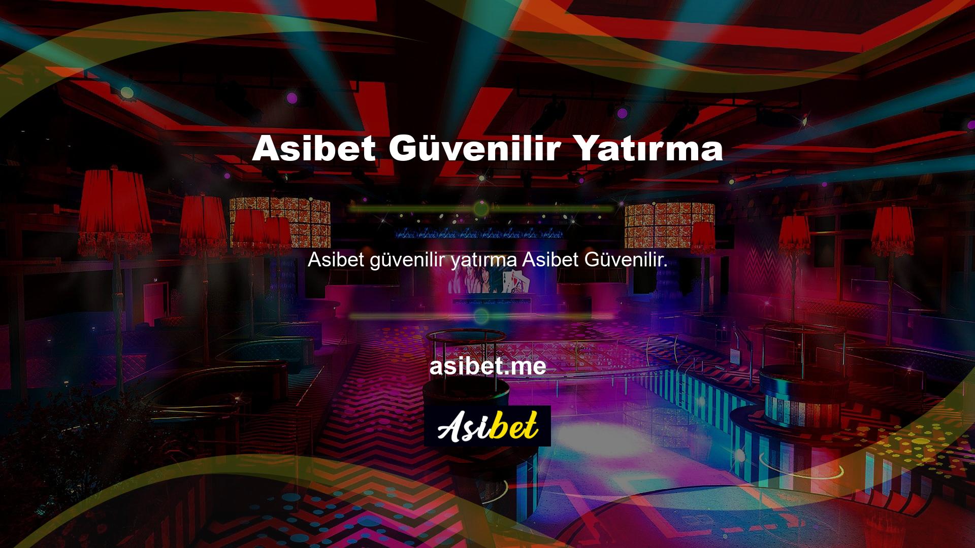 Asibet web sitesine para yatırmak ve hemen oynamaya başlamak çok kolaydır
